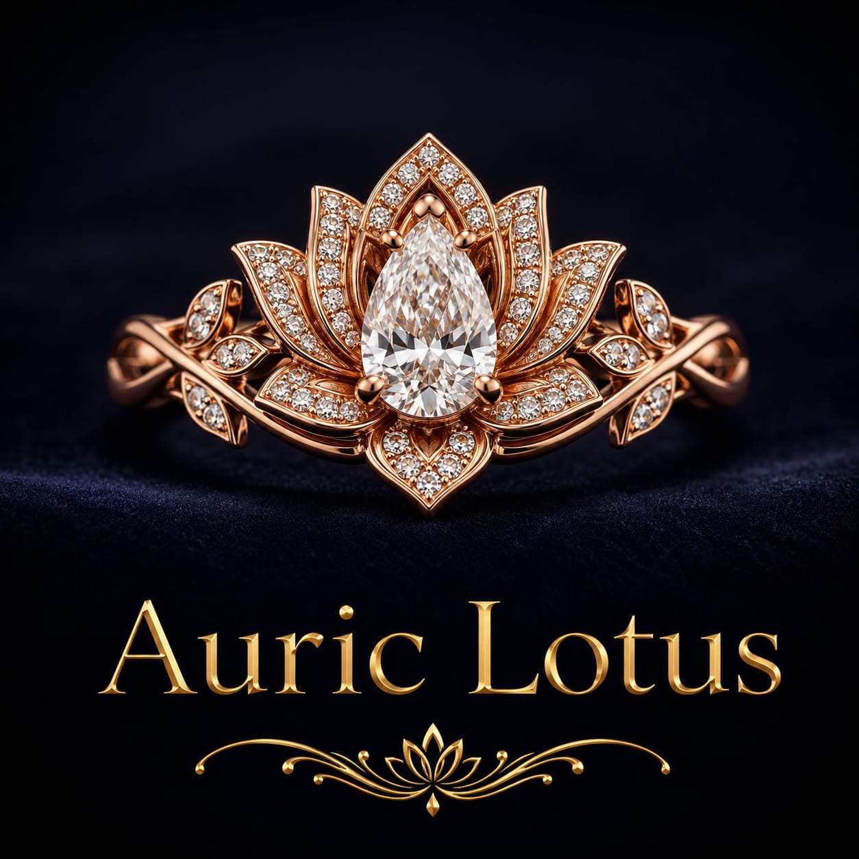 Auric Lotus by Navinji Diamonds