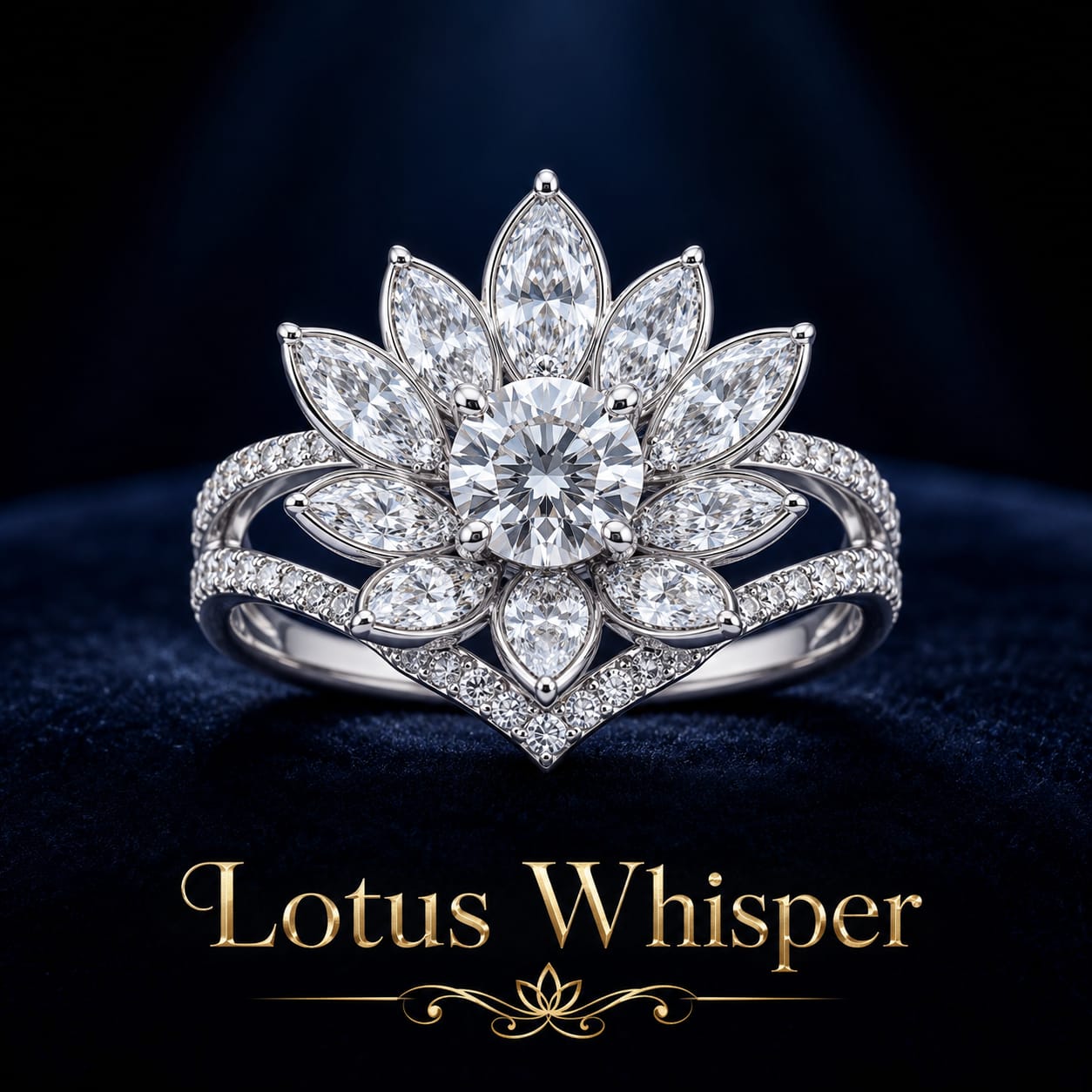 Lotus Whisper by Navinji Diamonds