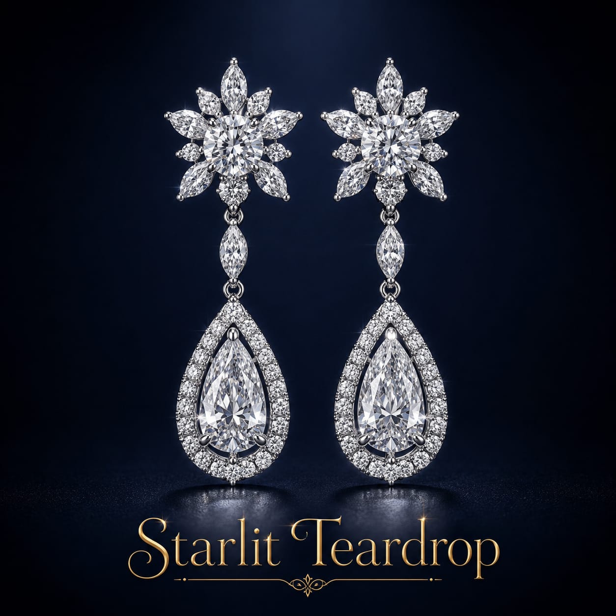 Starlit Teardrop by Navinji Diamonds