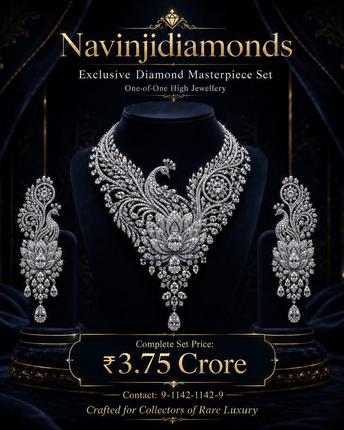 Navinji Diamonds statement diamond jewellery